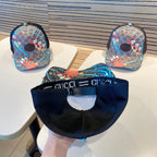 Fashionable four-leaf clover letter baseball cap