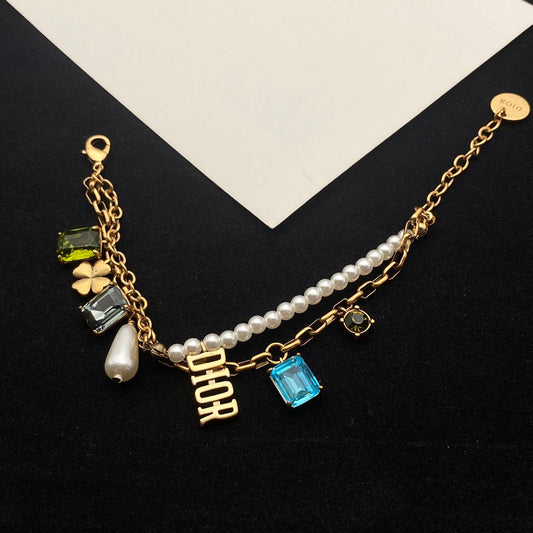 Fashion CD Earrings Bracelet Necklace All in One