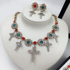 Fashion GG Earrings Necklace Bracelet All in One