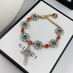 Fashion GG Earrings Necklace Bracelet All in One