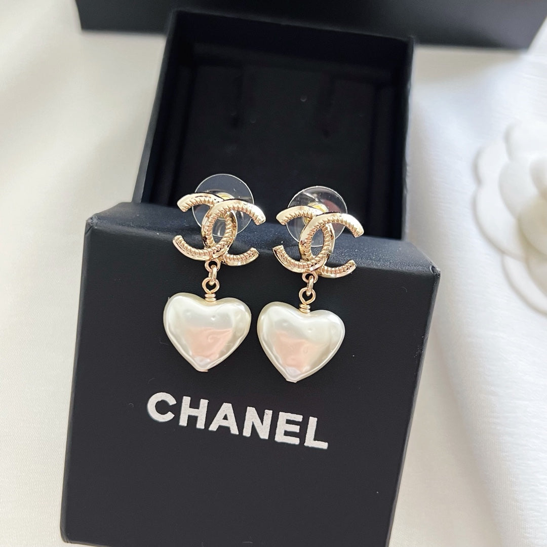 Fashion CC Pendant Earrings