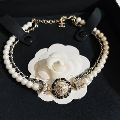 CC Pearl Necklace