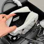 Fashion CC printed leather handbag