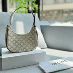 Fashion CE printed leather messenger bag