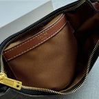 Fashion CE printed leather messenger bag