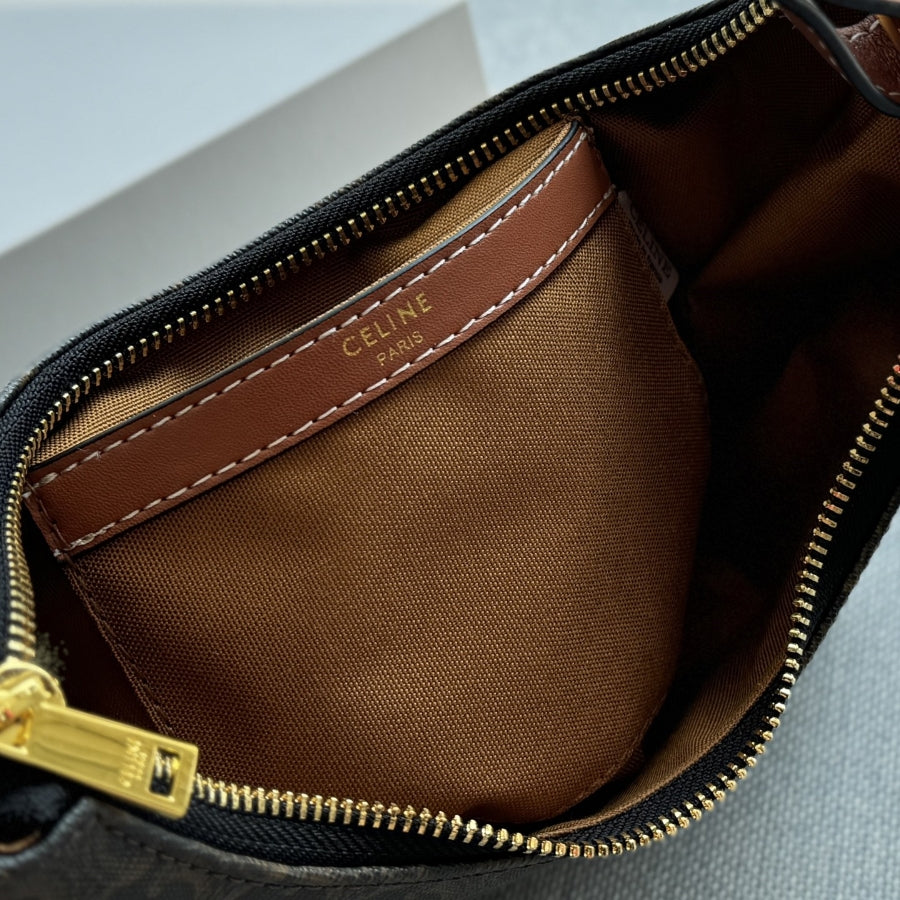 Fashion CE printed leather messenger bag