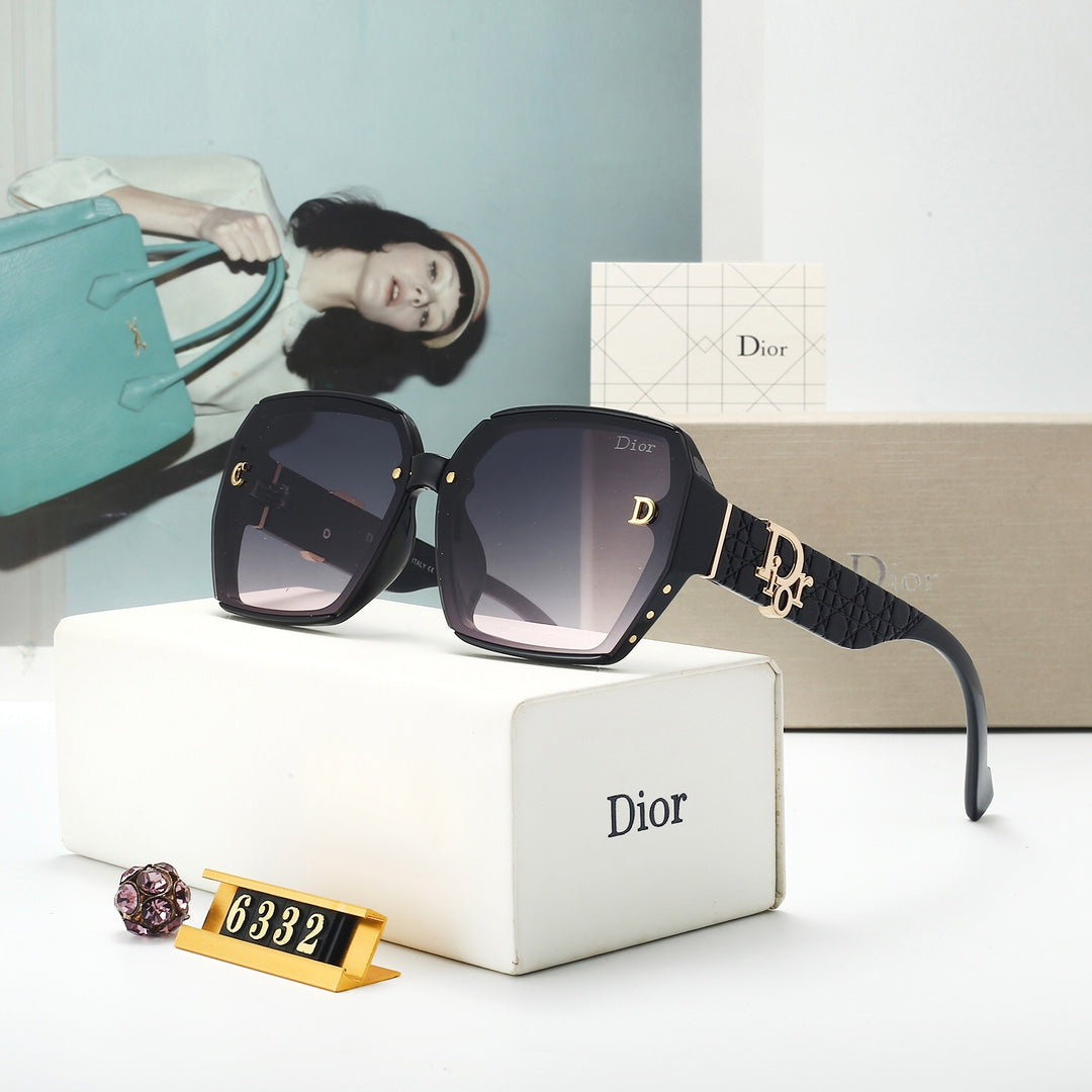 5-color fashionable letter print sunglasses