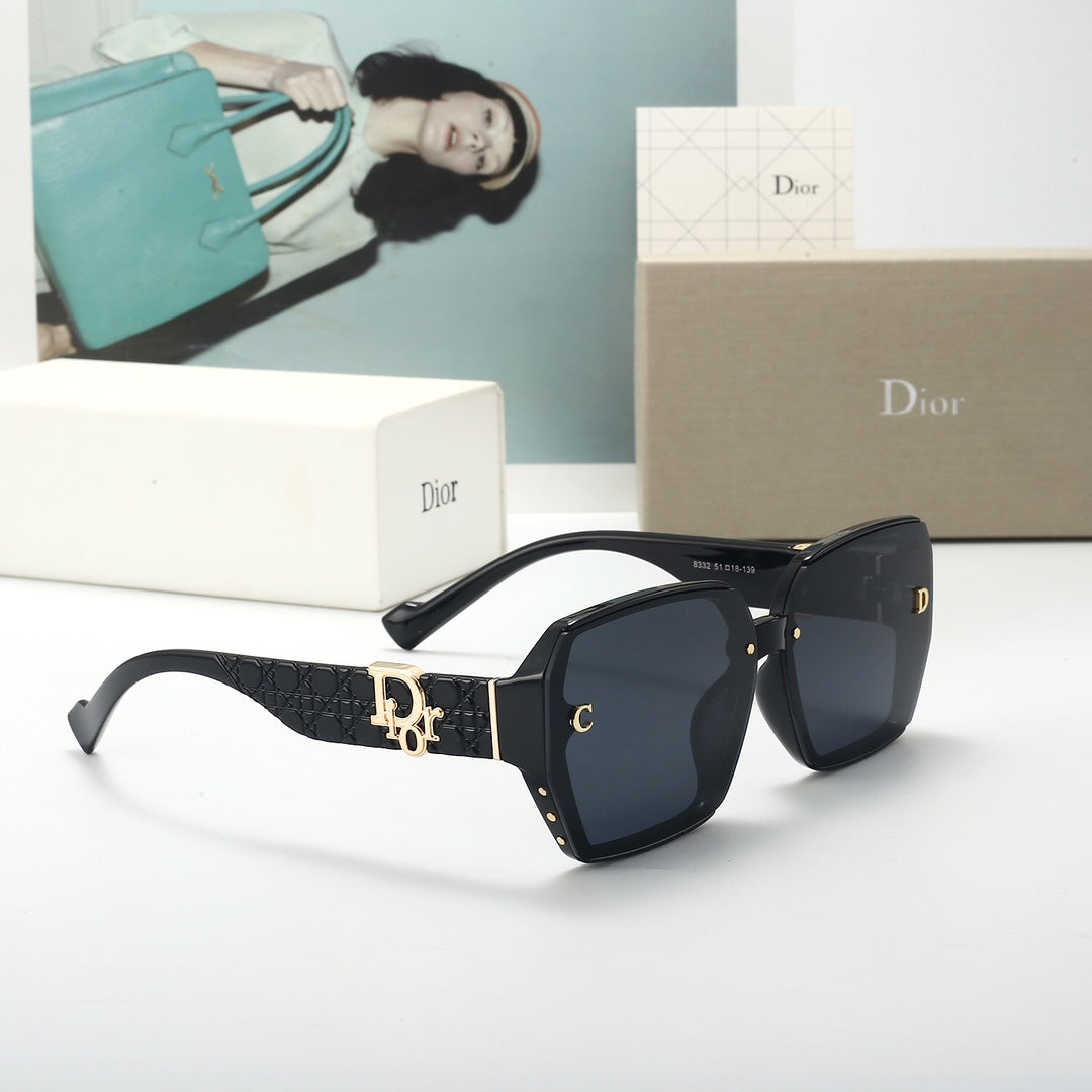 5-color fashionable letter print sunglasses