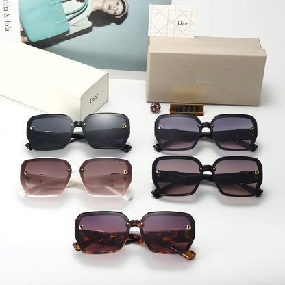 5-color fashionable letter print sunglasses