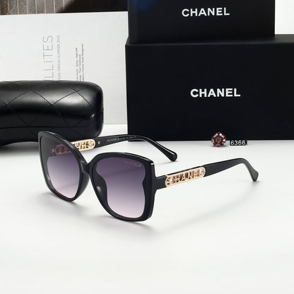 5-color fashion hollow letter sunglasses