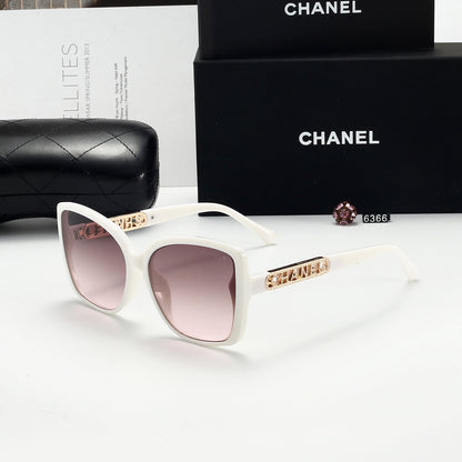 5-color fashion hollow letter sunglasses