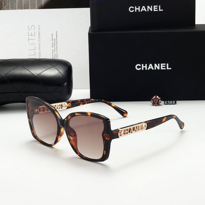 5-color fashion hollow letter sunglasses