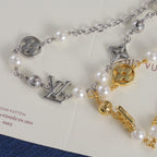 Fashion four-leaf clover pearl bracelet