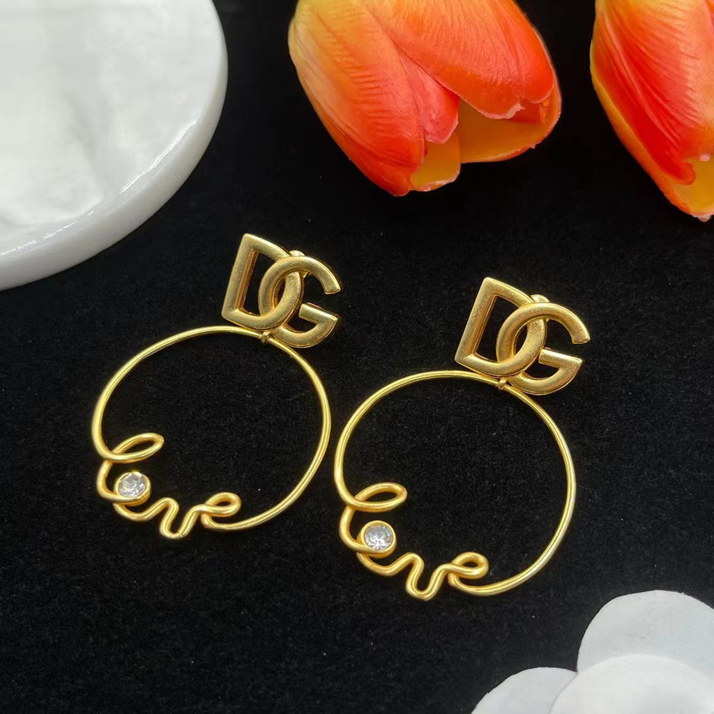 Fashion DG rhinestone earrings