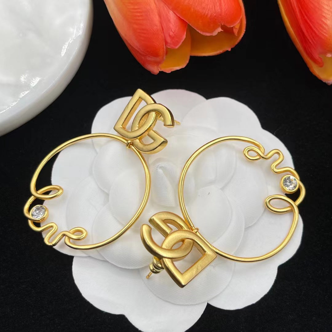 Fashion DG rhinestone earrings