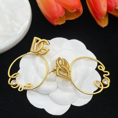 Fashion DG rhinestone earrings