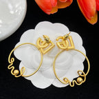 Fashion DG rhinestone earrings