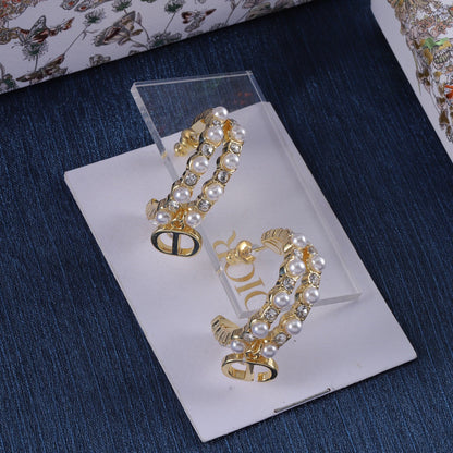 Fashion CD Pearl Earrings