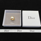 CD rhinestone open ring