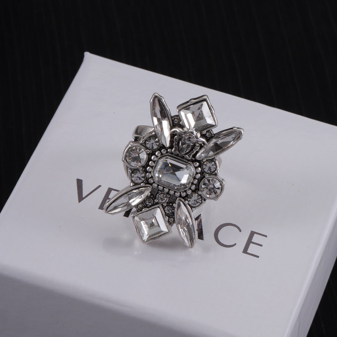 VE Rhinestone Ring