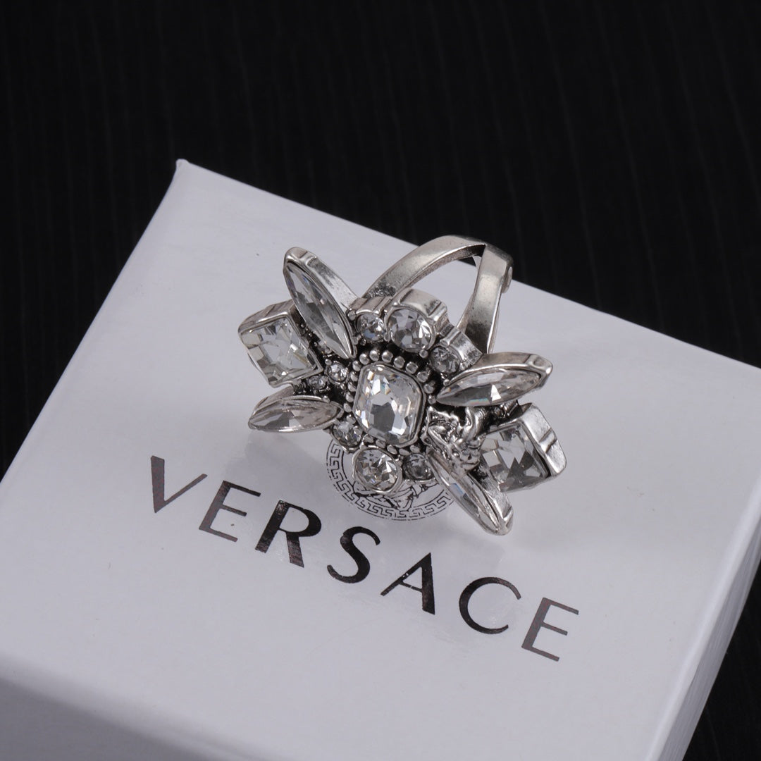 VE Rhinestone Ring