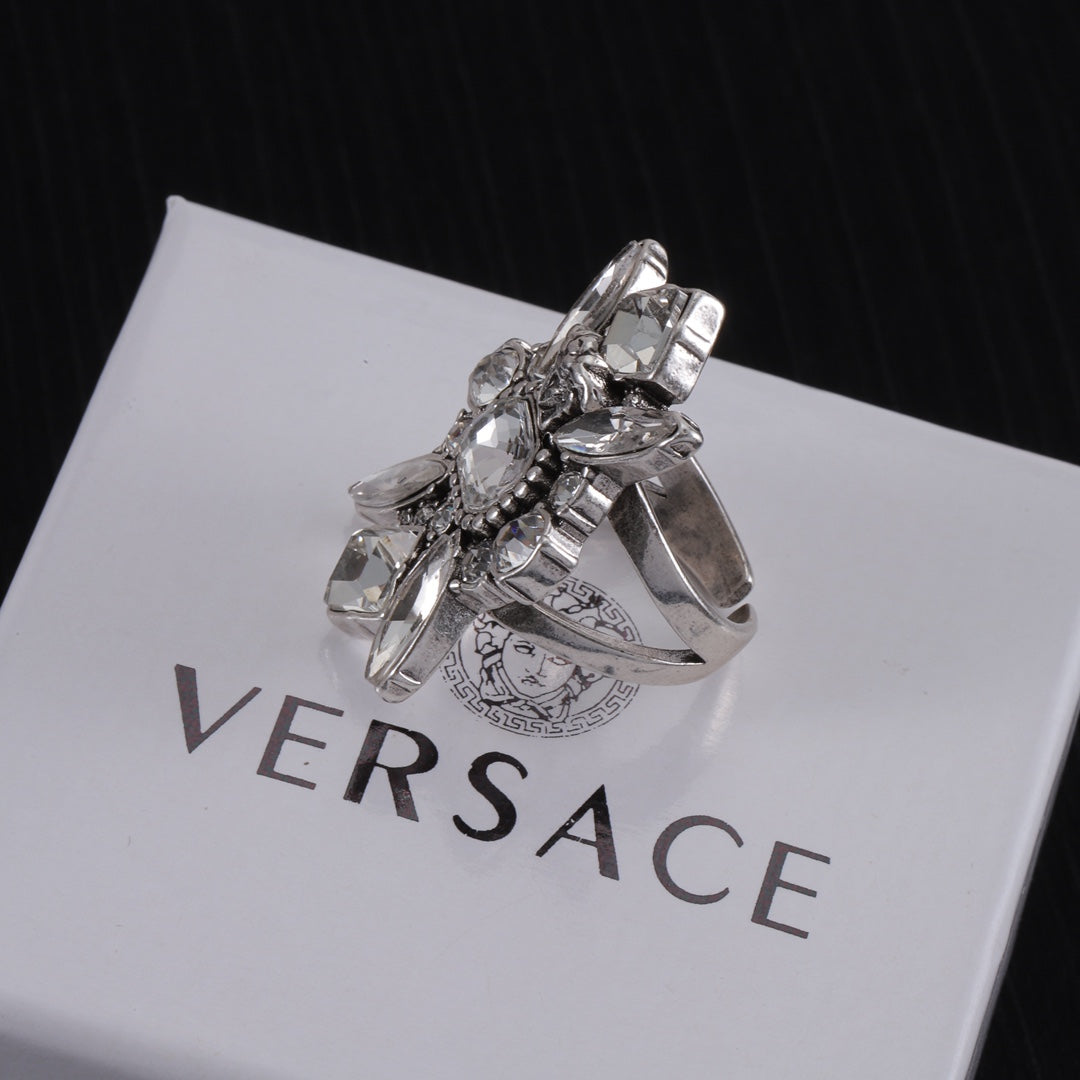 VE Rhinestone Ring