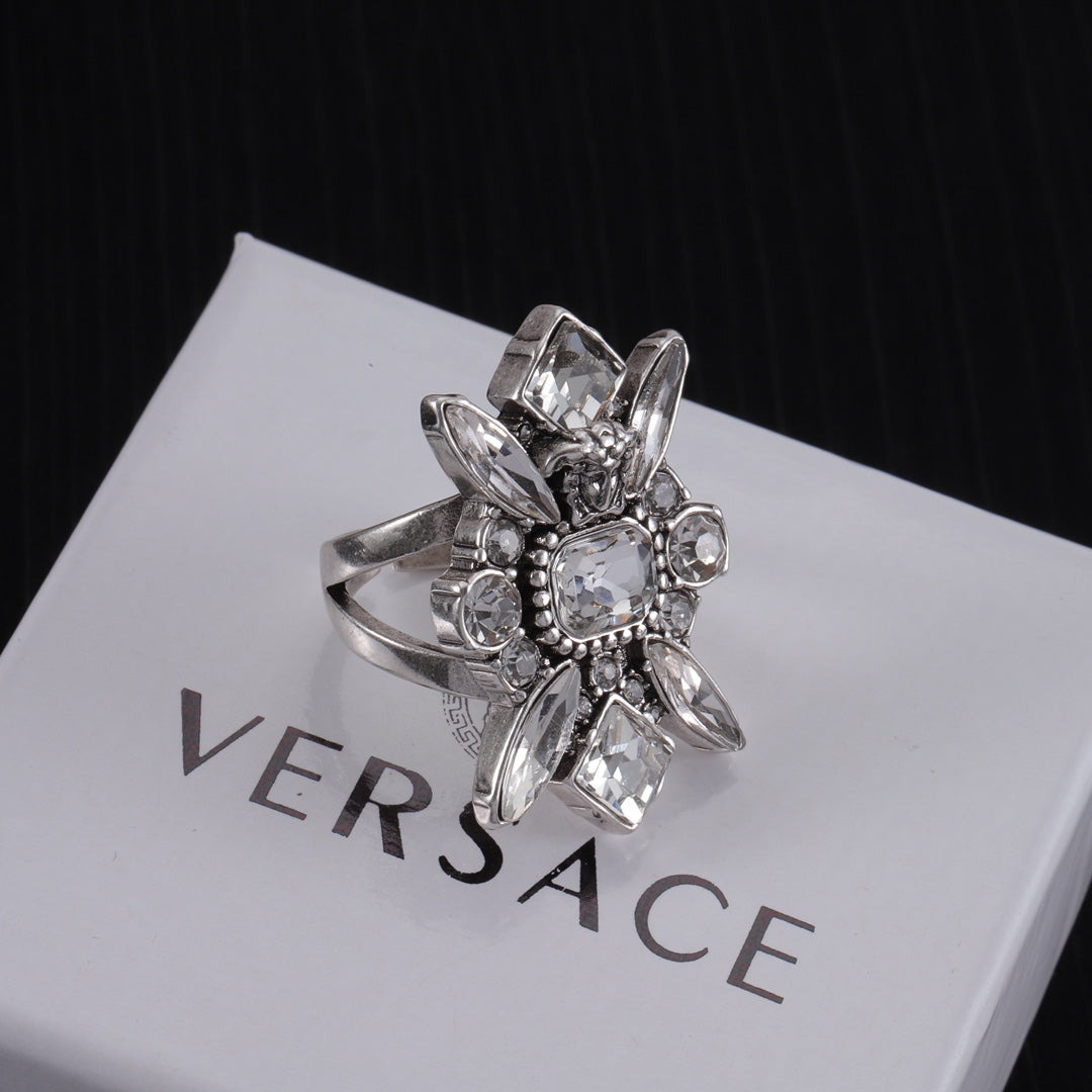 VE Rhinestone Ring