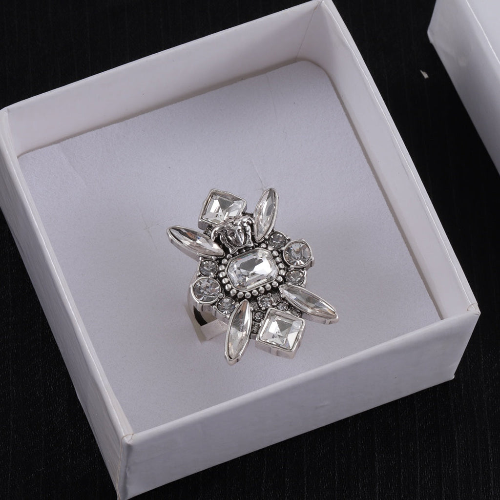VE Rhinestone Ring
