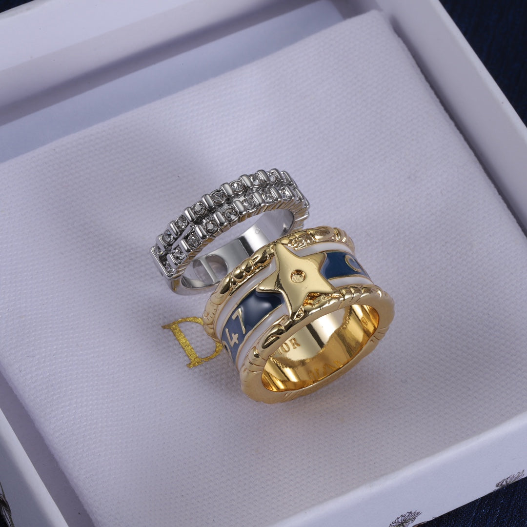 CD Fashion Rhinestone Set Ring