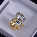CD Fashion Rhinestone Set Ring