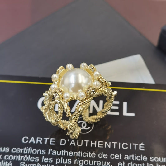 CC Pearl Open Ring