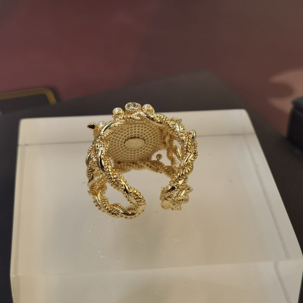 CC Pearl Open Ring