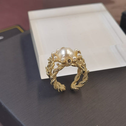 CC Pearl Open Ring
