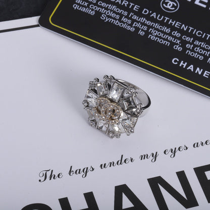 CC Diamond Rhinestone Ring