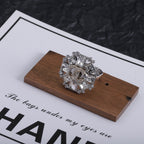 CC Diamond Rhinestone Ring