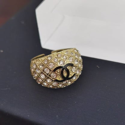 CC Rhinestone Open Ring