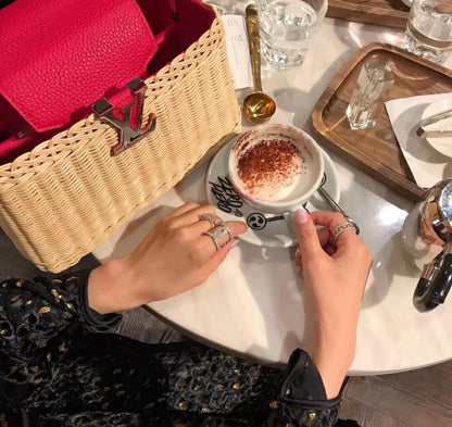 CC Rhinestone Open Ring