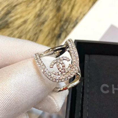 CC Rhinestone Open Ring