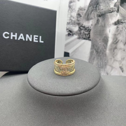 CC Rhinestone Open Ring