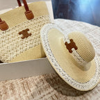 Fashionable CE Hat Shoulder Bag Set