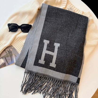 Fashionable H-Shaped Scarf