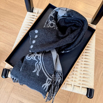 Fashionable H-shaped Scarf
