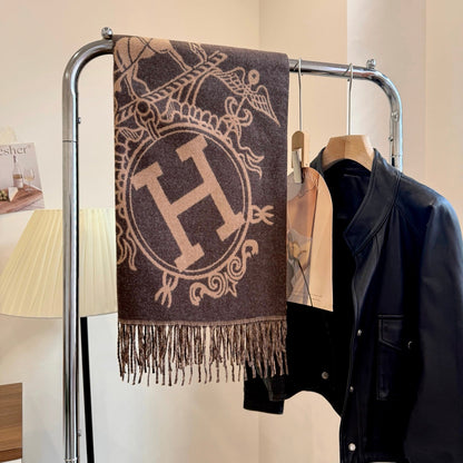 Fashionable H-shaped Scarf