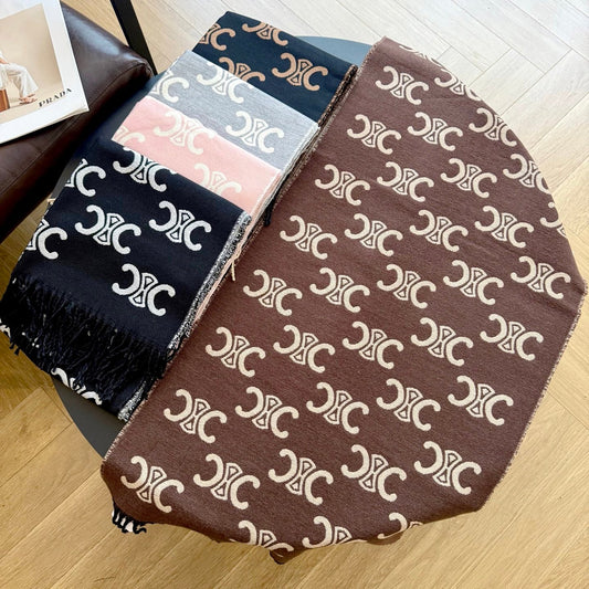 Fashionable CE Logo Scarf