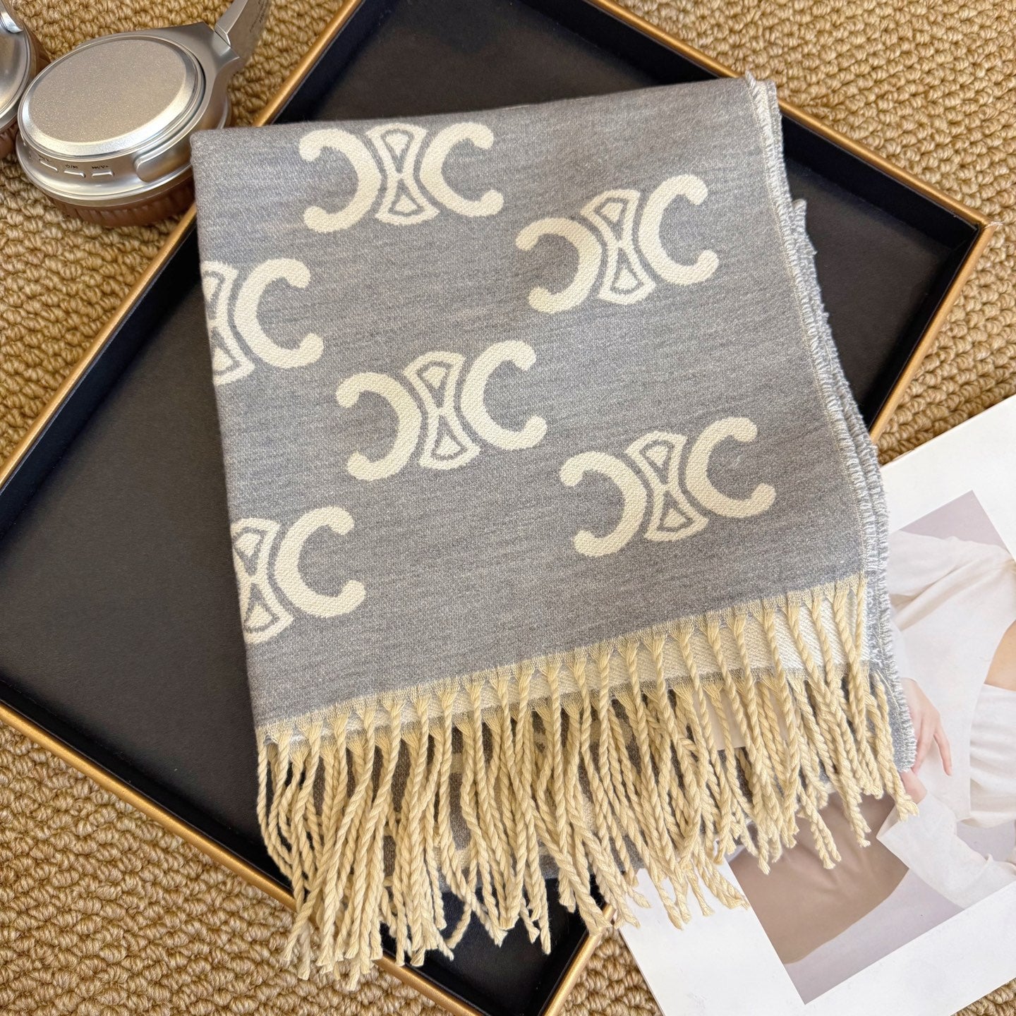 Fashionable CE Logo Scarf