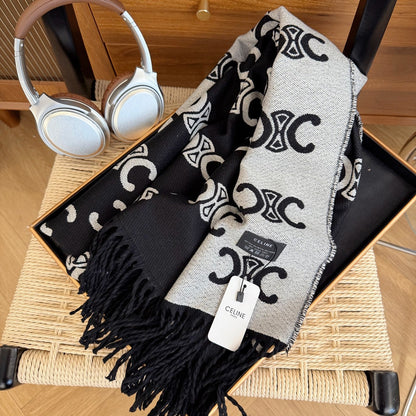 Fashionable CE Logo Scarf