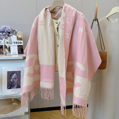 Fashionable H-Shaped Scarf