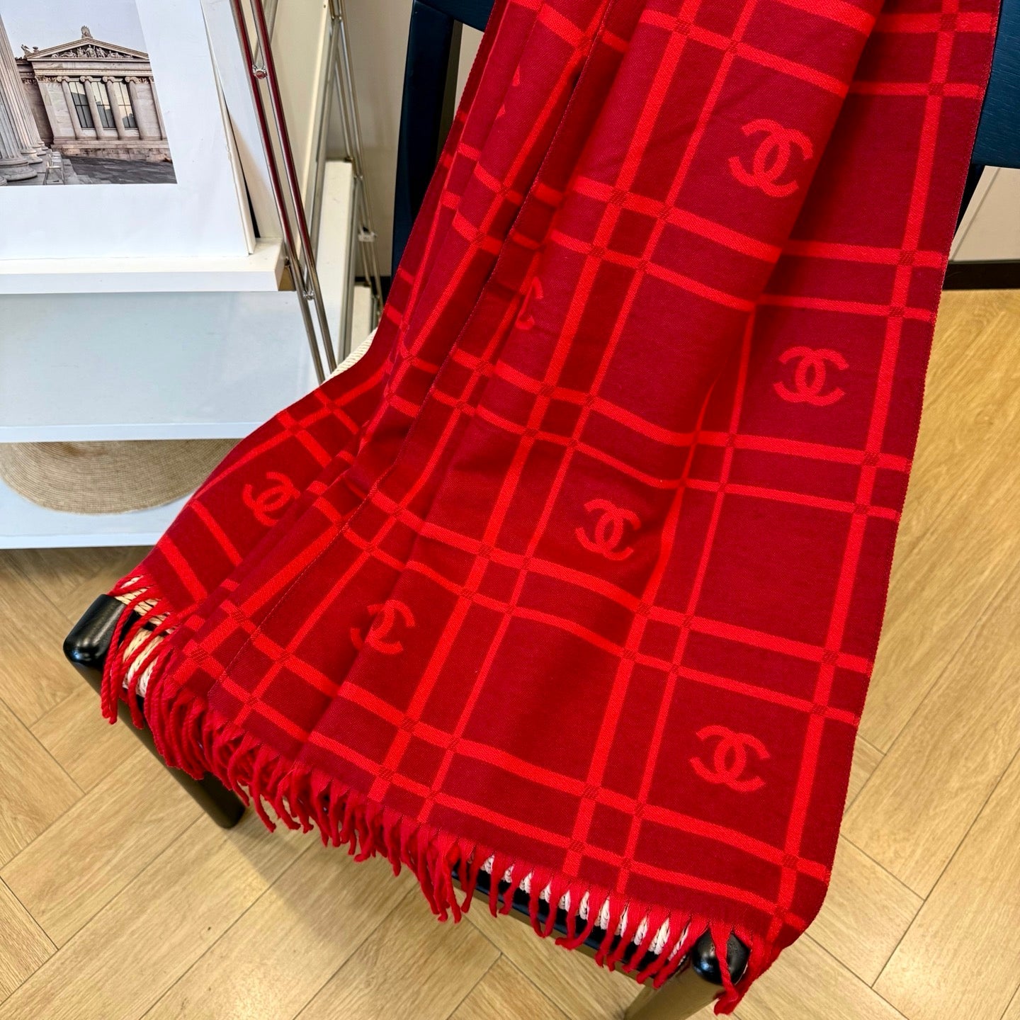 Fashionable CC Letter Scarf