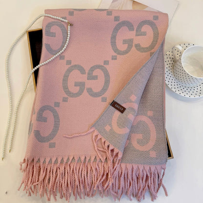 Fashionable GG Lettering Scarf