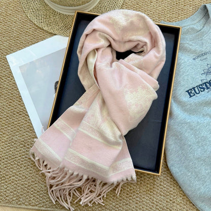 Fashionable CD Letter Scarf